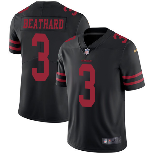 San Francisco 49ers Limited Black Men C. J. Beathard Alternate NFL Jersey 3 Vapor Untouchable